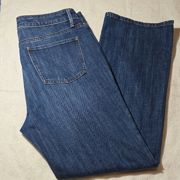 Talbots Blue Straight-Leg Jeans Classic Denim - Picture 1 of 8